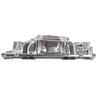 Collecteur d'admission double plan MATCHWAY neuf, 1500-6500 tr/min, en aluminium, bas profil, Vortec SBC, pour moteur Small Block Chevy 350 96-02, poli