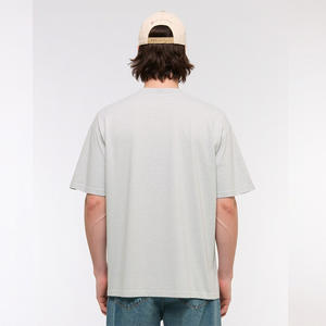 海军蓝色休闲100% 棉t恤 'UNINHIBI TEDNESS' 座右铭印花宽松适合180克针织面料丝网印刷 - Product Image 4