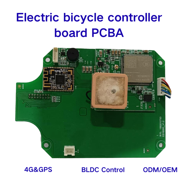 Custom PCBA Control Board Design for E-Bike Controller - 36V 250W 350W Electric Bicycle Motor Driver - 4G IoT GPS