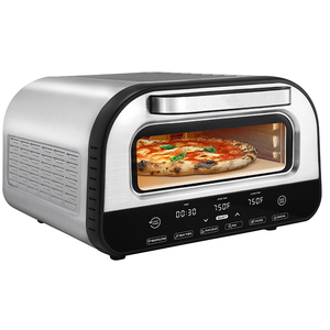 <span class=keywords><strong>Four</strong></span> à <span class=keywords><strong>pizza</strong></span> tout-en-un de 12 pouces pour comptoir, <span class=keywords><strong>four</strong></span> à <span class=keywords><strong>pizza</strong></span> <span class=keywords><strong>d</strong></span>'intérieur, friteuse à air avec 800 ℉   <span class=keywords><strong>Four</strong></span> grille-pain électrique avec 6 styles pré<span class=keywords><strong>d</strong></span>éfinis - Product Image 2
