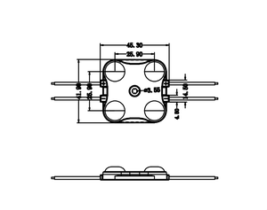 Módulo LED de 12V 2W con lente y alta eficiencia luminosa, adecuado para señalización exterior y cajas de luz. - Product Image 2