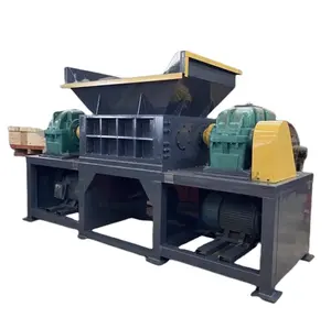 Industrial heavy duty tyre rubber recycling crusher whole truck tire waste radial tire shredder machine to make crumb rubber