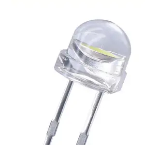 Best price for 100degree 3000K 6000k 6500k 9000K 12000K 18000K 8-9lm white 5mm strawhat LED diode for lights