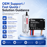 Régulateur solaire MPPT haute efficacité Sukite AC-3212-2.4G 3.2V 20W 15A AC/DC avec capteur pour lampadaire