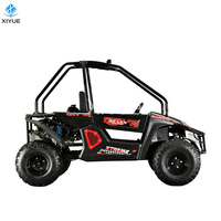 Buggy de démarrage électrique pour aventure en plein air 180CC Buggy UTV 2 places à essence 4 temps refroidi par air avec entraînement par pédale à vendre