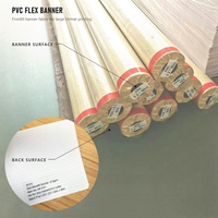 Bâche PVC auto-adhésive 440gsm 510gsm brillante, frontlit et backlit, avec pelliculage à chaud, enduite, résistante à l'eau