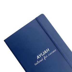 Fabrication de carnets de notes en cuir PU personnalisés, à couverture plate, faciles à écrire sur, pour l'école, le bureau, avec impression et sangle élastique - Product Image 4