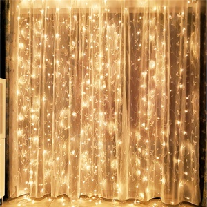 Christmas Waterproof <strong>Window</strong> Curtain Led String <strong>Light</strong> 3M*3M 300led Curtain fairy <strong>Lights</strong> for Home Wedding Christmas Party Family - Product Image 5