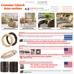 Material de tejido marrón blanqueado de alta calidad, Mimbre sintético de ratán en venta - Product Image 5