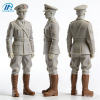 Figurine de personnage en simulation 3D, sculpture commémorative imprimée en 3D pour famille/amis, modèle de précision +/-0,5 mm 3.2RA