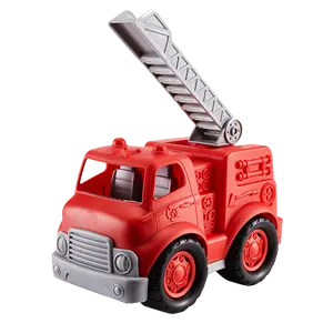 Playgo On The Go Fire Engine Unisex Cartoon Fire Truck With Ladder For Children