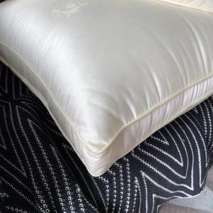 Soybean Fiber Pillow Rectangle Fluffy Soft Core Slow <b>Rebound</b> Hotel Guesthouse Bedding White - Product Image 3