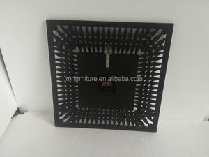 <strong>UK</strong> Hot Sales Square Crystal Teardrops <strong>Wall</strong> Mirror Decorative Art <strong>Wall</strong> <strong>Clock</strong> for Home Hotel Living Room - Product Image 2