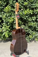 Aiersi Brand Supply Handmade Master Handmade Solid Cedar Top Classic Guitar with Armrest Design Glossy Vintage String Instrument