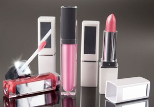 lighted <b>lipstick</b> tube with mirror - Product Image 1