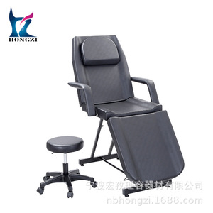 Table de massage Hongzi HZ015BK noire, éponge haute densité, réglable, pour spa, chambre à coucher, usage commercial - Product Image 5