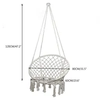 椅子スイングパティオ卵吊り椅子重量容量250kgs