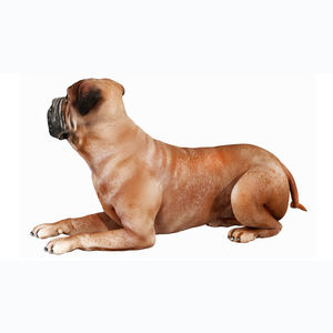 Cane Bullmastiff Souvenir in Polyresin personalizzato - Product Image 3
