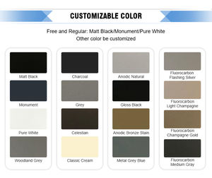 <span class=keywords><strong>Porta</strong></span> Scorrevole Impilabile in Alluminio a Taglio Termico Standard Australiano AS2047, a Risparmio Energetico, con Doppio Vetro, Nera/Bianca, per Ville e Giardini - Product Image 5