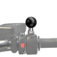 Adaptateur à boule de 1'' avec tige filetée M8/M10 x 1,25 et vis de montage 1/4 "-20 pour caméra d'action et caméscope en acier inoxydable