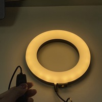 Penjualan BAGUS lampu cincin 10 inci/26cm 10 inci dengan tas lampu Tripod fotografi Ringlight 1 tempat ponsel kustom Video