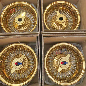 ล้อซี่ลวดสีทอง 13x7 นิ้ว 72/100 แบบตรง สีทองทั้งหมด 2 แถบ แบบถอดได้ - Product Image 6
