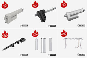 12v IP67 6000N di movimento 1000 millimetri heavy duty prezzo a buon mercato ad alta velocità marine DC motore elettrico attuatore lineare - Product Image 3