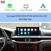 Módulo de Interfaz de Cámara de Video WIFI Car Play Box LX570 2014-2019 para Lexus, Decodificador Carplay, Pantalla OEM, Aplicaciones de Teléfono, Mapa GPS