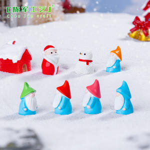 Nuovi prodotti Weij per il commercio transfrontaliero: micro-paesaggio natalizio, vecchio, nano, stanza con pupazzo di neve, accessori decorativi fai-da-te, mini - Product Image 2