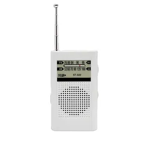 AM FM 2 Band RADIO Analog Penerima Dunia Sensitivitas Tinggi dengan Antena RADIO Saku SPEAKER Bawaan