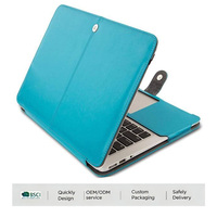 Housse d'ordinateur portable personnalisée en cuir PU synthétique antichoc, sacoche pour ordinateur portable 11,6 12,5 13,3 15,5 17 18 pouces