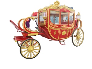 Đám Cưới Nâu Ngựa Vận Chuyển Cho Giáng Sinh/Hoàng Gia Ngựa <span class=keywords><strong>Buggy</strong></span> Nhà Sản Xuất/Sang Trọng Xe Ngựa Giỏ Hàng Cho Bán - Product Image 5