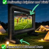 Écran de projection mobile pliable en PVC, stable et abordable, idéal pour les anniversaires et l'usage domestique – Meilleures ventes