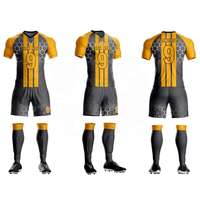 Kaos Sepak Bola Profesional Cepat Kering Desain Ringan Berkinerja Tinggi Kain Tahan Sobek