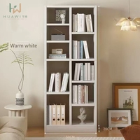 Étagère multi-niveaux contemporaine pour la maison, à poser au sol, gain de place, unité de présentation pour usage domestique, bibliothèque