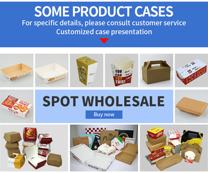 Caja <span class=keywords><strong>de</strong></span> Papel para Hamburguesas Desechable con Logotipo Personalizado, Impresa, Ecológica, <span class=keywords><strong>de</strong></span> Grado Alimenticio, con Laminación Brillante/Mate para Empaque <span class=keywords><strong>de</strong></span> Sushi y Hamburguesas - Product Image 6