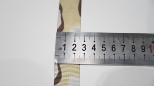 Sangle en polyester à motif camouflage désertique, anti-UV, pour sacs tactiques d'extérieur et accessoires pour animaux de compagnie, vente en gros d'usine - Product Image 3
