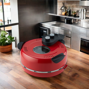 Çok fonksiyonlu çelik küçük elektrikli Pizza fırını hızlı ısıtma kolay temiz yalıtımlı 12 inç kapasiteli ev RV otel için - Product Image 5