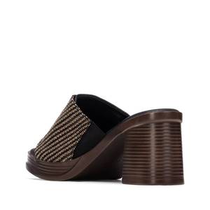 Sandalias de Plataforma con Tacón de 7.5 cm para Mujer, Color Negro, Talla 38 - Product Image 3