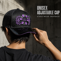 Casquettes de baseball en cuir PU avec broderie florale, visière incurvée et passepoil contrastant, unisexe, vente en gros, commande en gros, stock disponible, faible MOQ