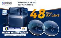 HONGCHEN Prescriptions RX Lab Service 1.56 Index Freeform Progressive Blue Cut Hmc Blue Coating Optique Lentille