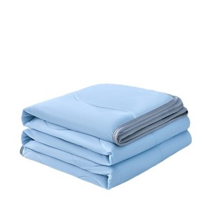Couette rafraîchissante taille Queen, couvertures rafraîchissantes pour les <span class=keywords><strong>personnes</strong></span> qui ont chaud la nuit et les sueurs nocturnes, couette d'été bleue pour lit - Product Image 5