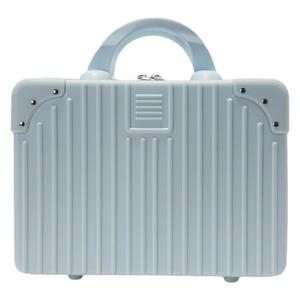 Estuche Cosmético Cuadrado Retro, Mini Bolsa de Viaje Ligera con Cierre, Diseño con Remaches de Color Sólido para Viajes de Ocio - Product Image 5