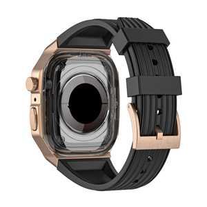 Correa de Repuesto de Silicona y Metal de Lujo Upro para Reloj Apple, Correa de Repuesto para Reloj Inteligente de Lujo - Product Image 3