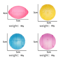 Nouveaux jouets anti-stress en caoutchouc en forme de ballons de basket, de tennis, de baseball et de football – Jouets à presser transfrontaliers