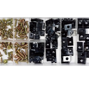 Juego de Tornillos E-T de 170 Piezas, Tornillos de Bloqueo para Automóviles, Kit en Caja Metálica Resistente YT-06780 - Product Image 1