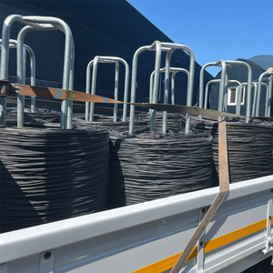 Filo di Ferro Ricotto Nero in Bobina Grande per l'Industria del Riciclo, per Pressa Orizzontale, per Imballare Cartone e Plastica di Scarto - Product Image 1