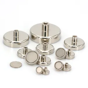 Good price Durability Magnetic Pot Magnet with Deep Internal Female Threaded or Inside Screw