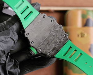 Reloj Deportivo de Lujo para Hombre NT35-02 con Esfera Esqueletizada de Alta Precisión, Correa de Caucho y Acero Inoxidable, Caja de Fibra de Carbono, para Buceo - Product Image 6