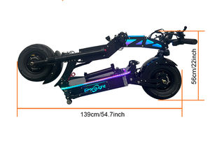 Scooter électrique G14 robuste 72V 10000W 15000W à double entraînement tout-terrain haute performance pour adultes, scooter électrique personnalisé en usine - Product Image 3